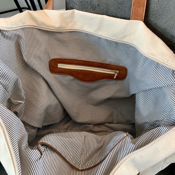 Weekender canvas tote bag - Picture 2 of 4